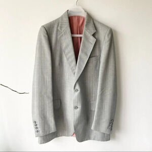 Nino Cerruti Paris Diffusion Pure Virgin Wool Blazer Union Made in USA